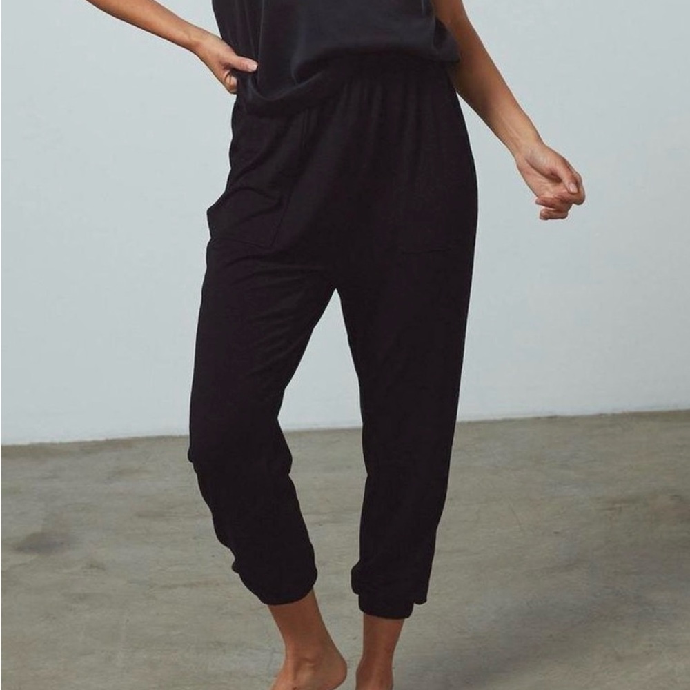 Lunya deep blue Women's navy blue high waist jogger Pants